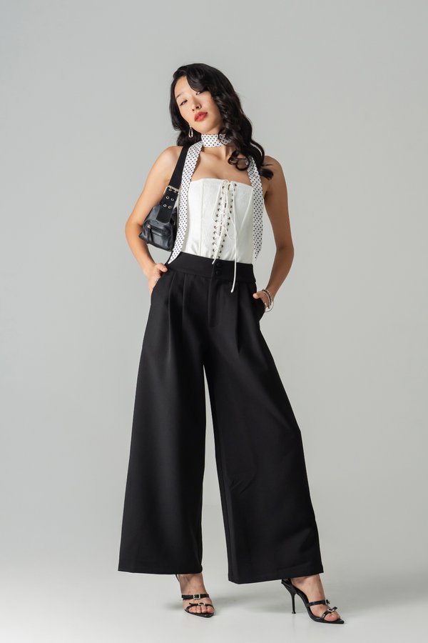 Power Button Pants in Black
