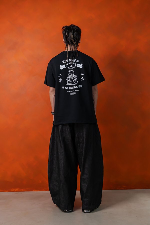 Zen Dragon Tee in Black