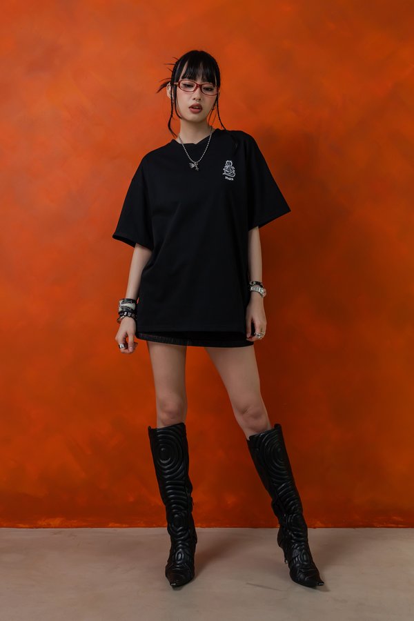 Zen Dragon Tee in Black