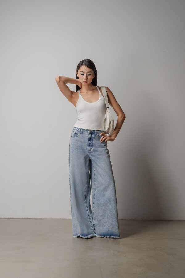 X Crossback Basic Top In White