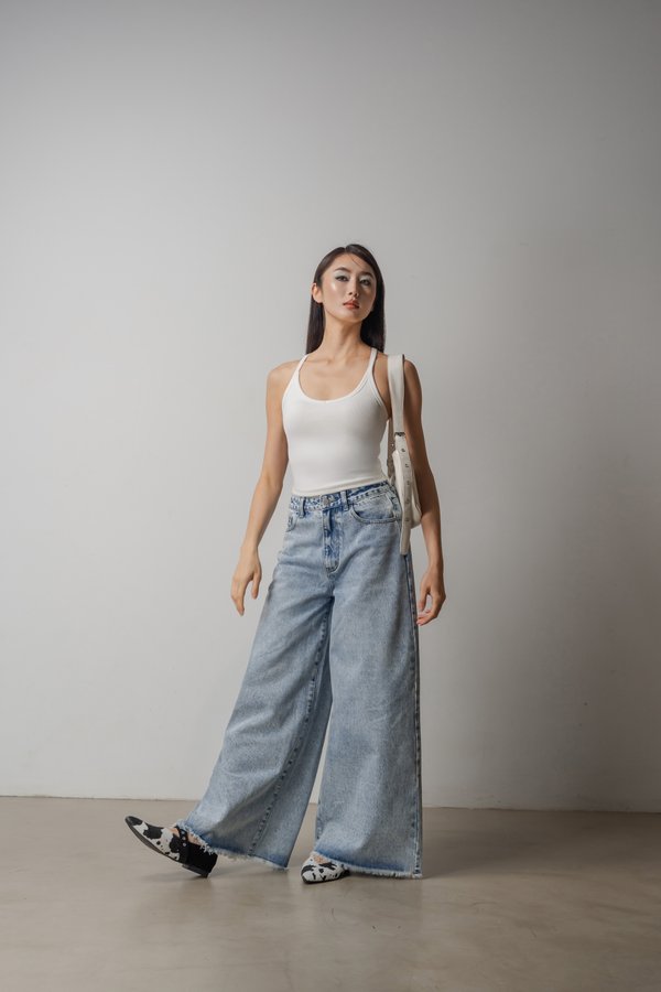 X Crossback Basic Top In White