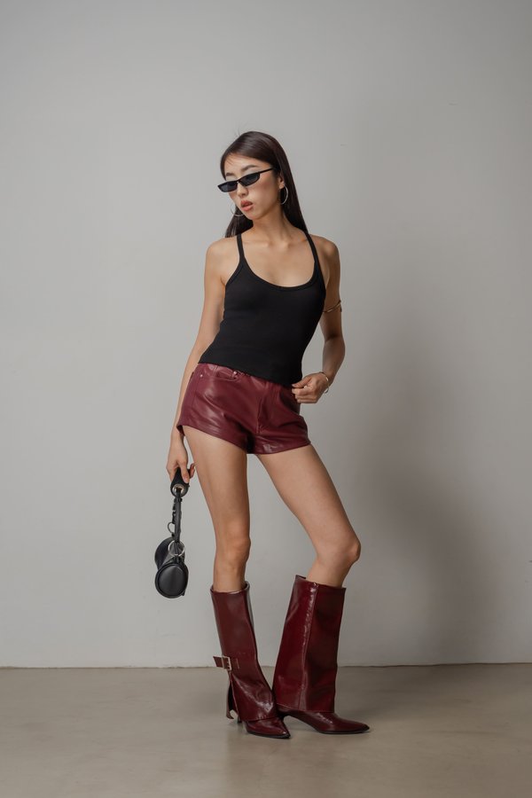 X Crossback Basic Top In Black