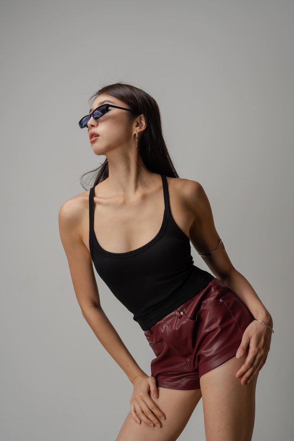 X Crossback Basic Top In Black