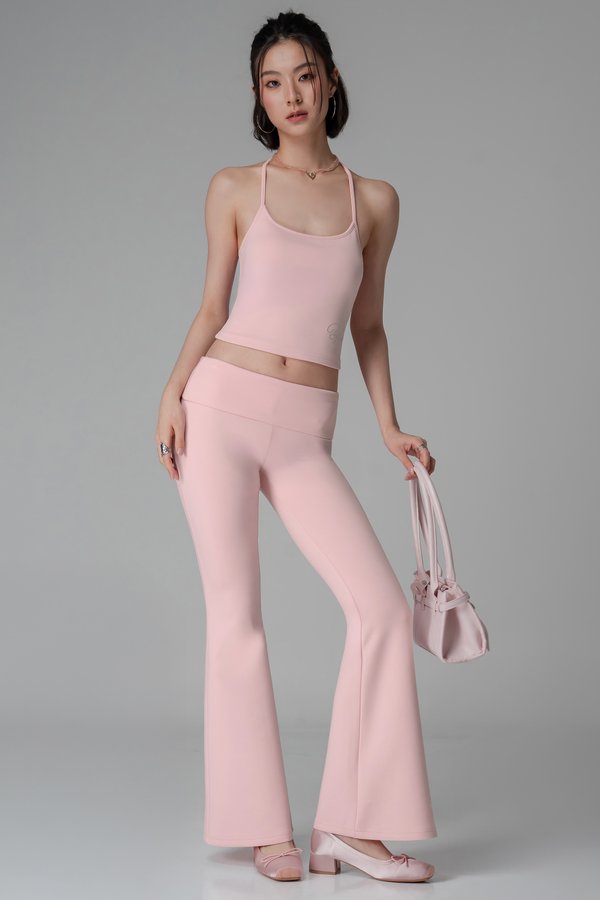 Form Halter Padded Top In Ballet Pink