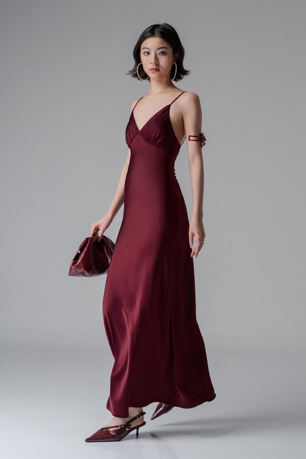 Prelude Dress In Sangria Red V.2