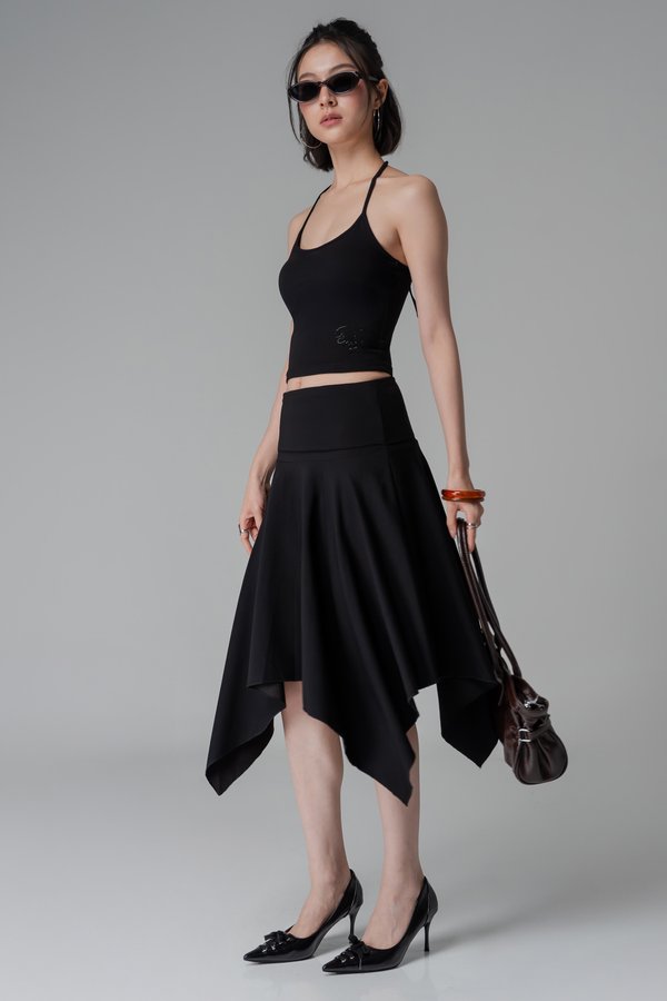 Form Halter Padded Top In Black