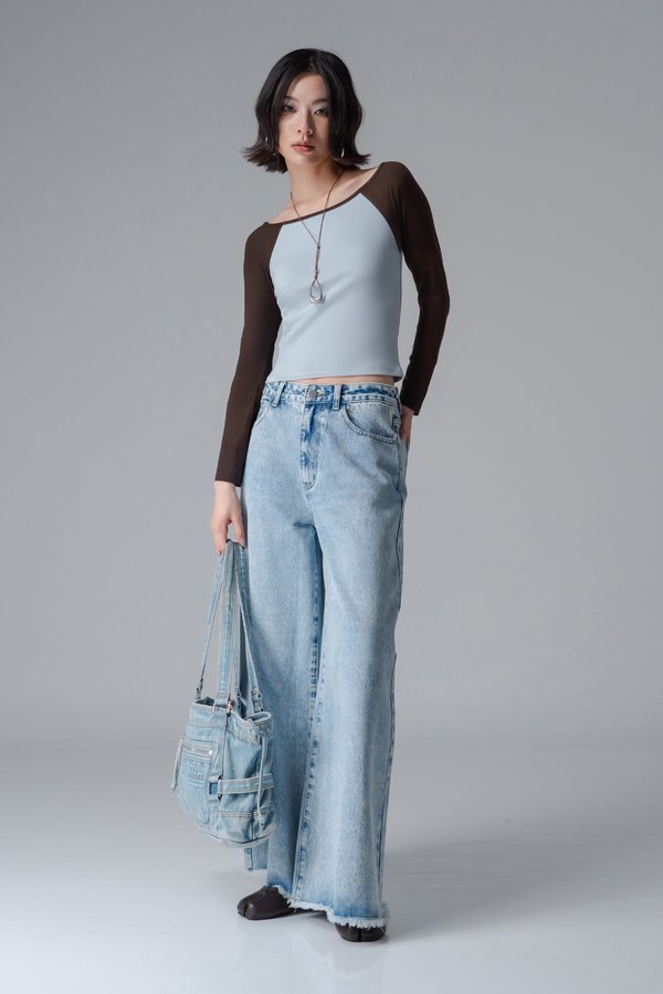 Boy Club Top In Soft Blue