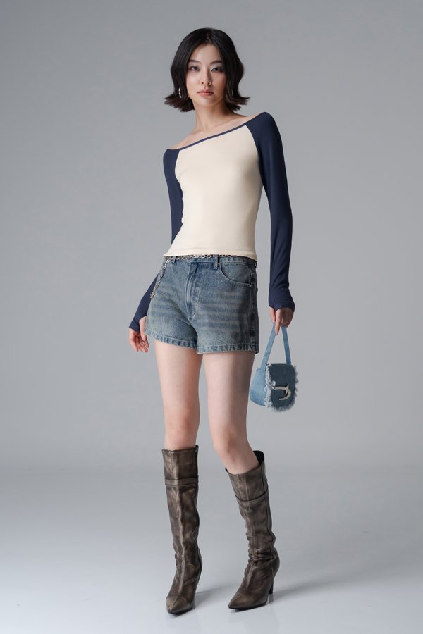Boy Club Top In Coastal Cream