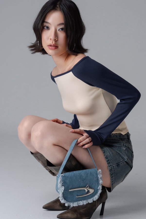 Boy Club Top In Coastal Cream