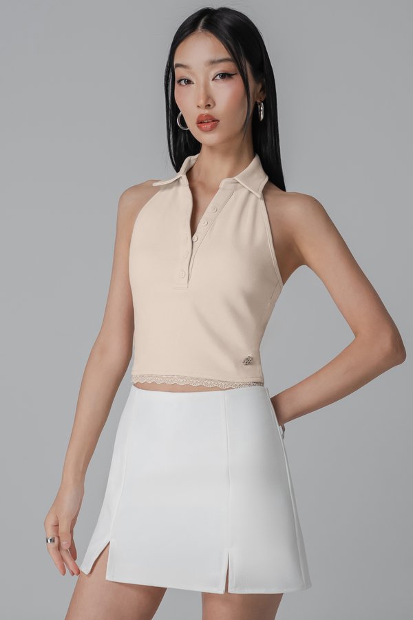 Tulip Skirt in White
