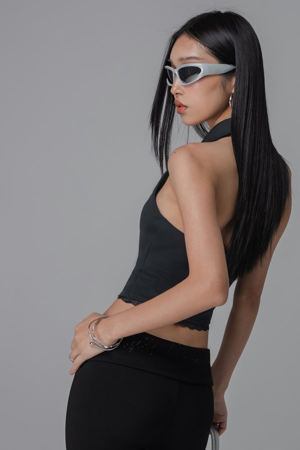 Honour Top In Dark Grey