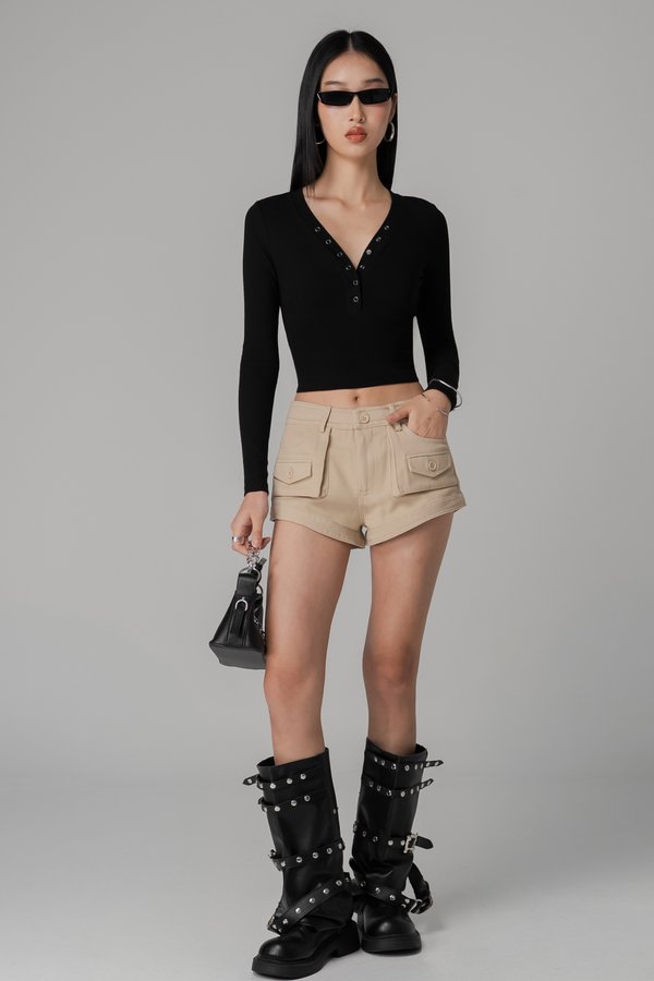 2000's Shorts In Khaki