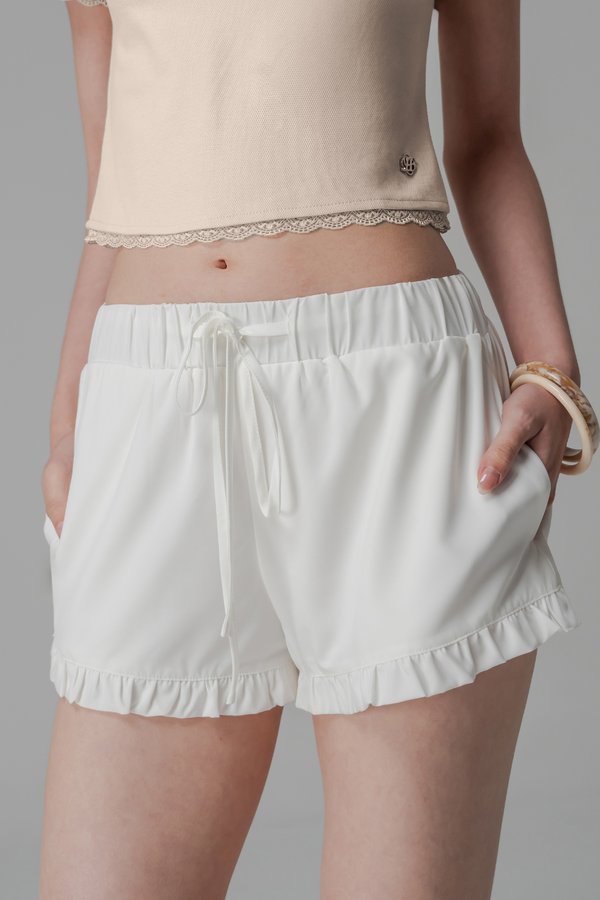 Peony Shorts in White