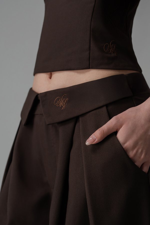 By The Book Pants In Espresso Brown