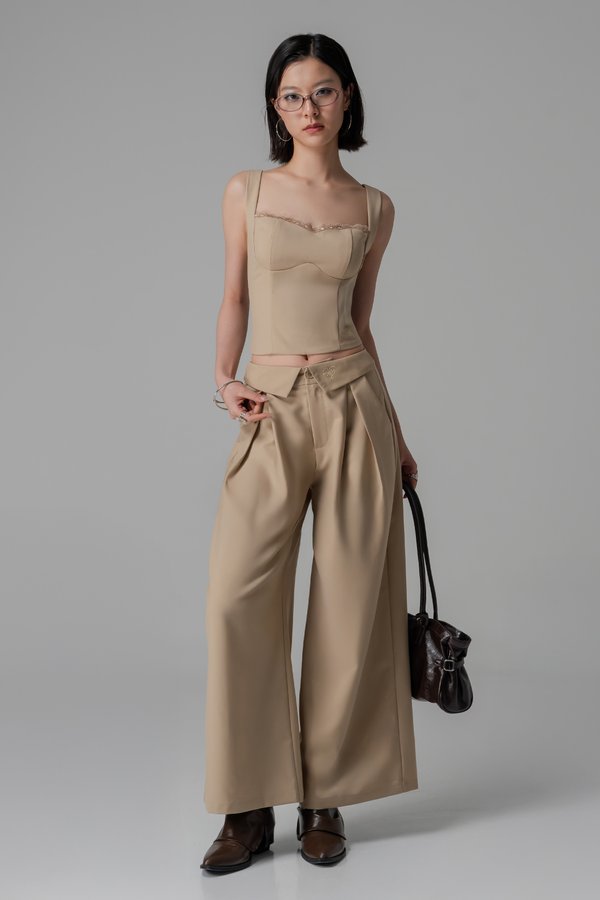 By The Book Pants In Khaki