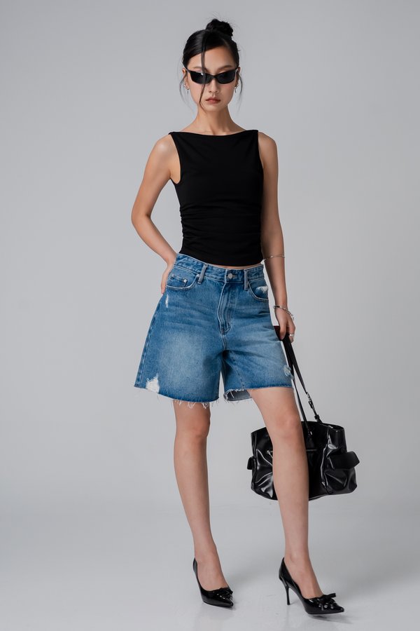 Harbour Top In Black