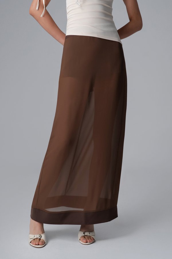 Bergamot Skirt In Brown