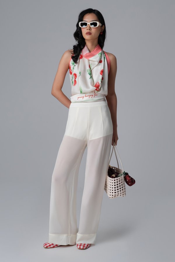 Wicker Pants In Cream