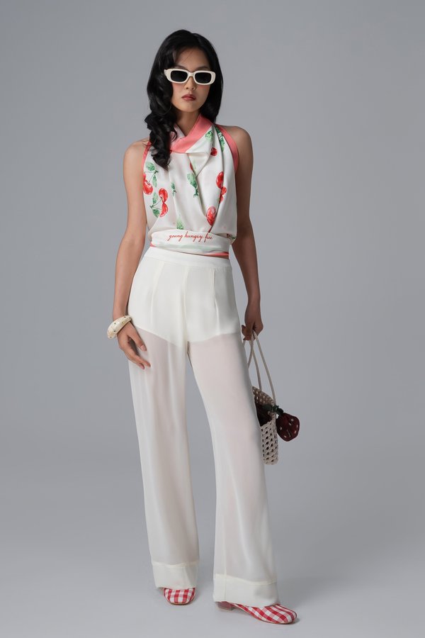 Wicker Pants In Cream