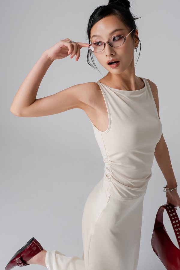 Harbour Top In Ivory Cream