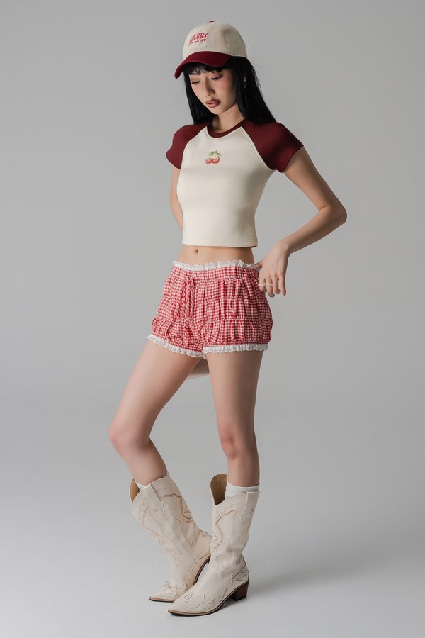 Frutti Tee In Cherry Red