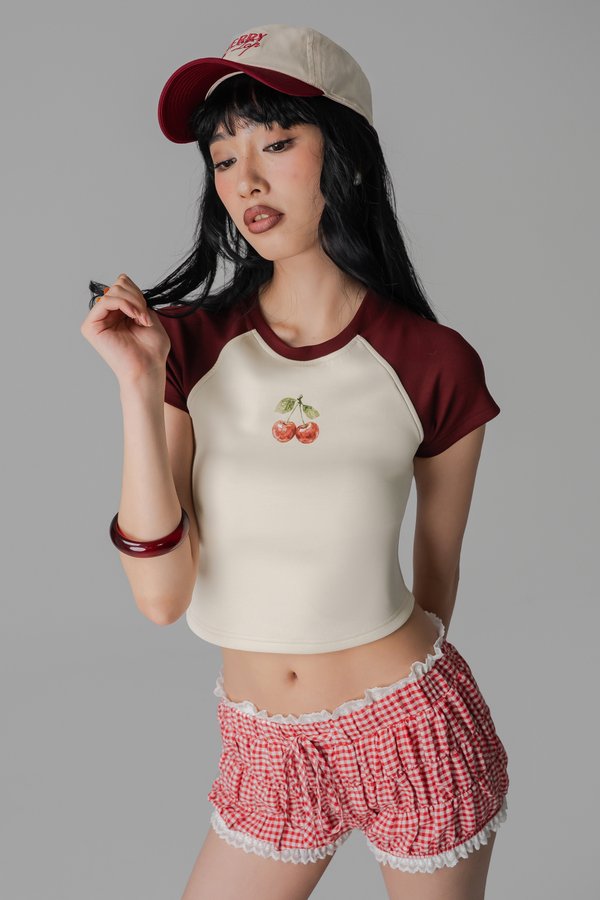 Frutti Tee In Cherry Red