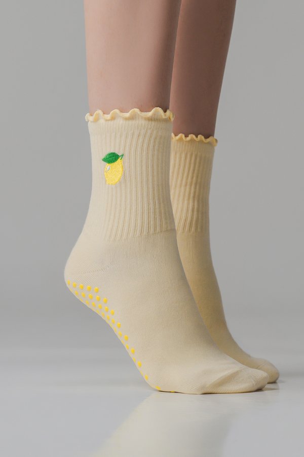 Fruit Medley Socks In Yellow