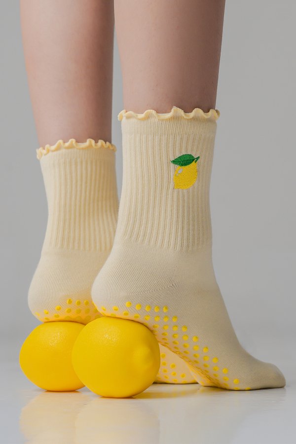 Fruit Medley Socks In Yellow