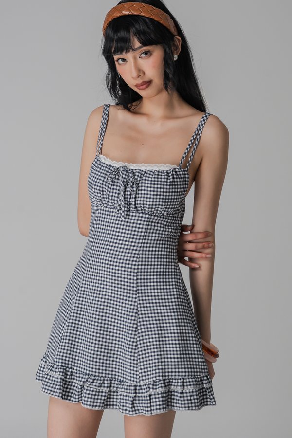 Honeybee Dress In Navy Blue