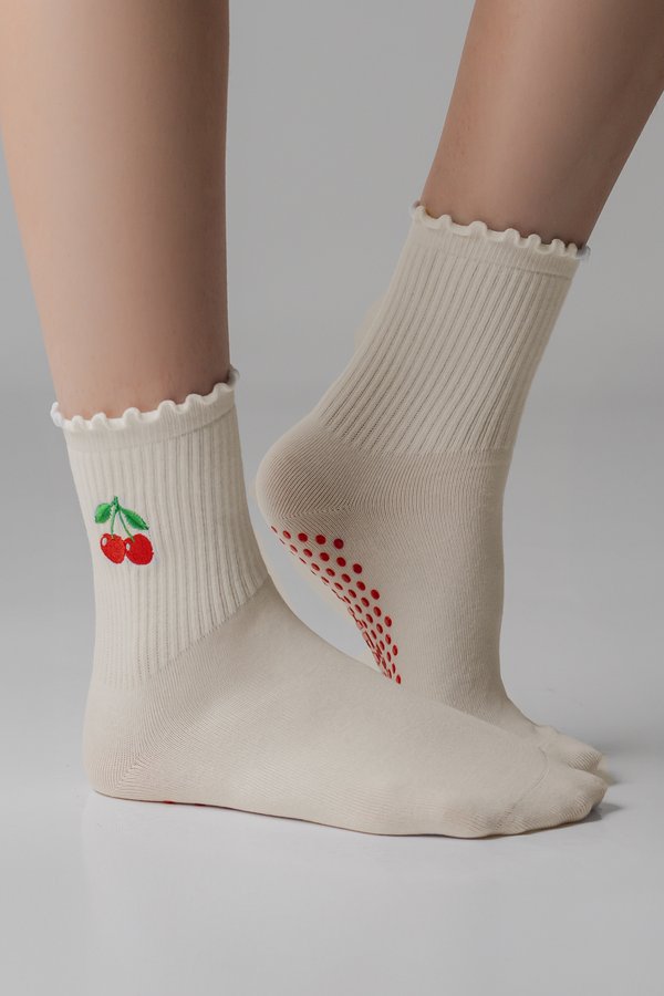 Fruit Medley Socks In White