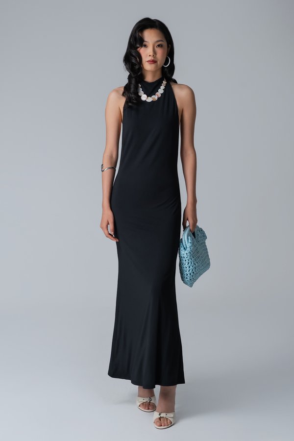 Fructus Maxi Dress In Black