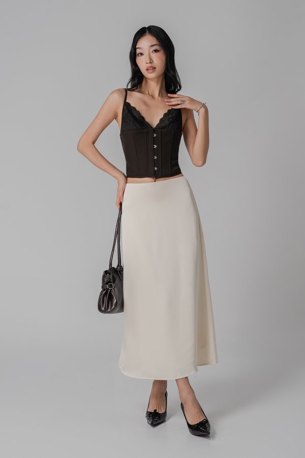 Drift Skirt In Ivory Cream