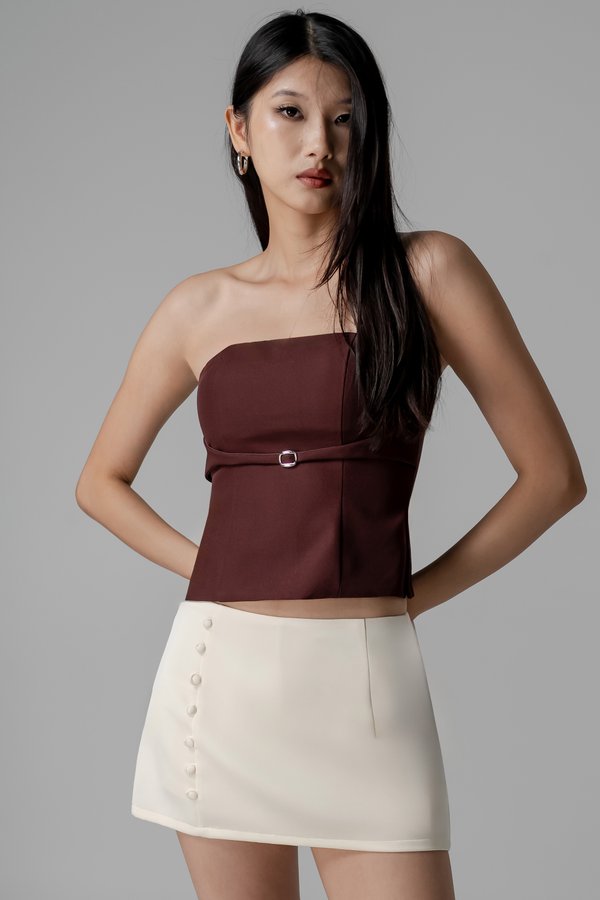Serene Skirt In Ivory Cream
