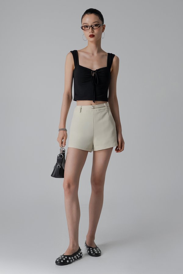 Leverage Shorts In Bone Grey
