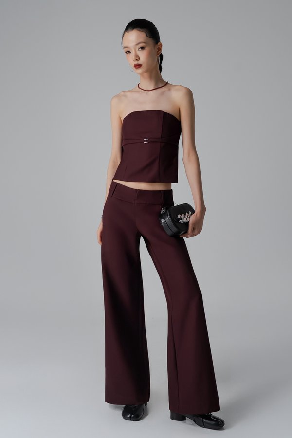 Axis Top In Burgundy