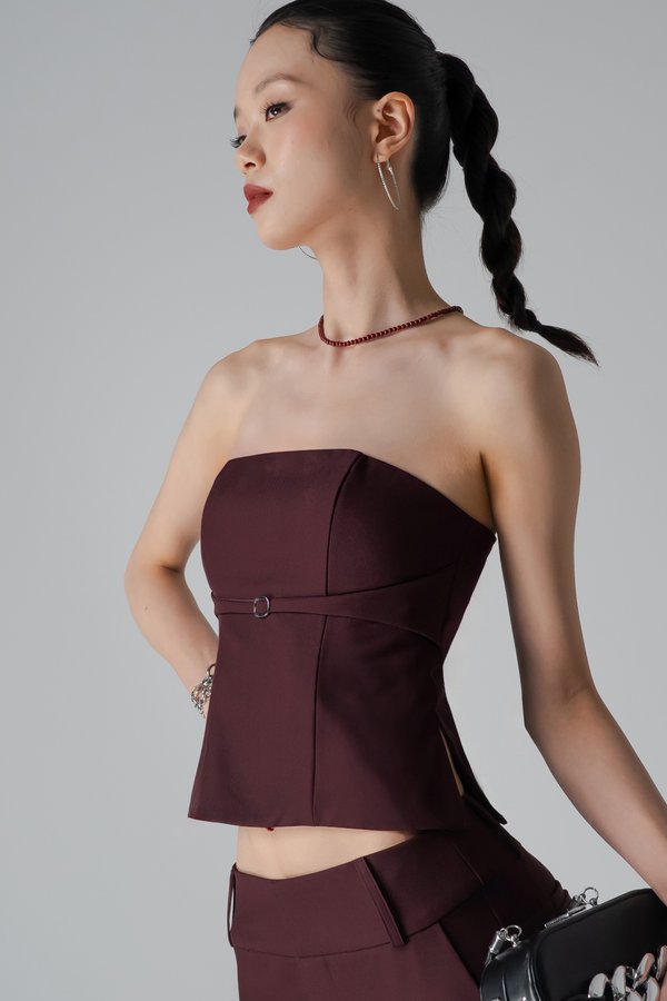 Axis Top In Burgundy