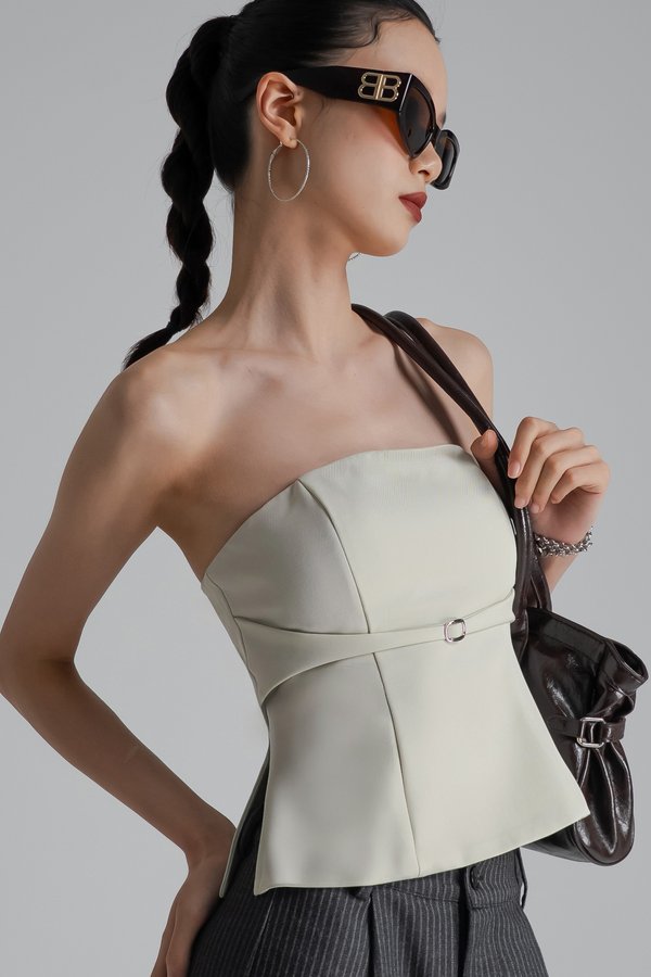 Axis Top In Bone Grey