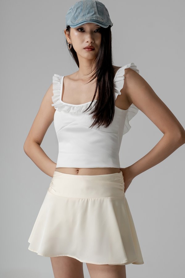 Allure Skirt In Ivory Cream