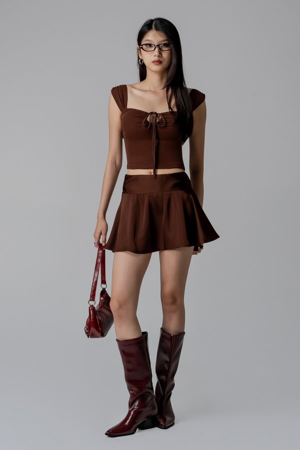 Allure Skirt In Espresso Bown
