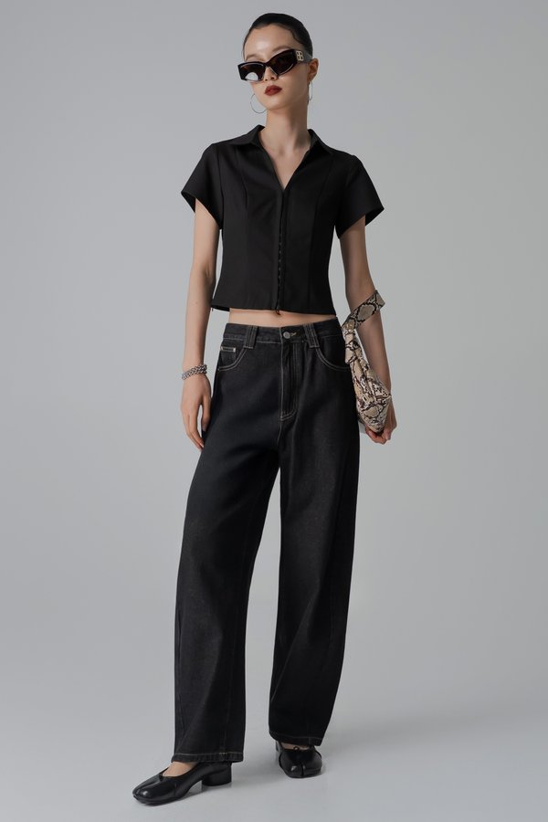 Execute Top In Black