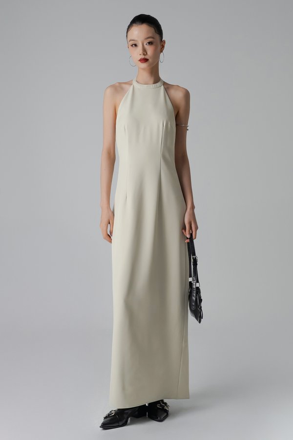Command Dress In Bone Grey