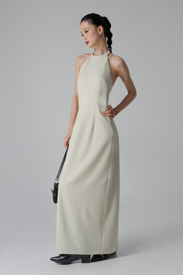 Command Dress In Bone Grey