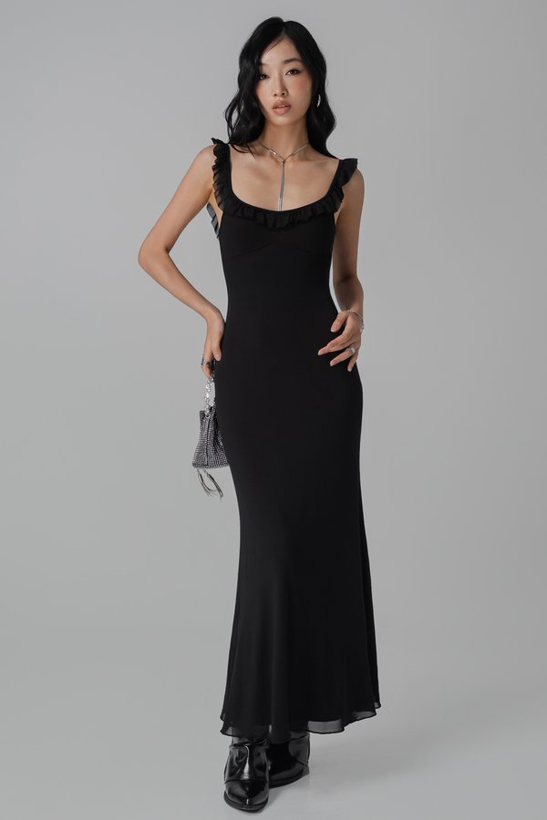 Gardenia Dress In Black