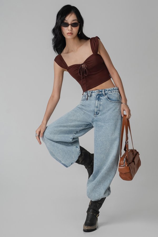 Poppy Top In Brown