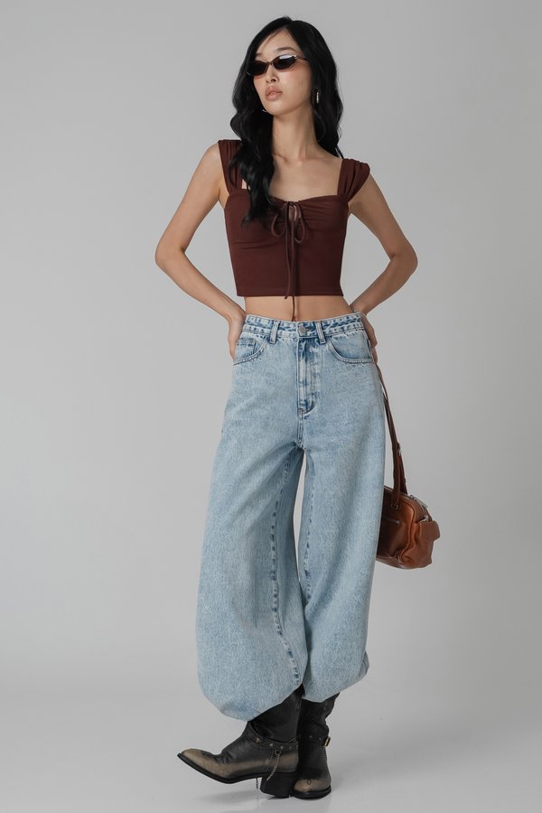 Poppy Top In Brown