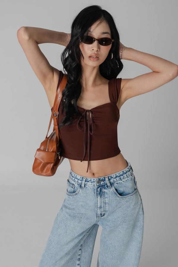 Poppy Top In Brown