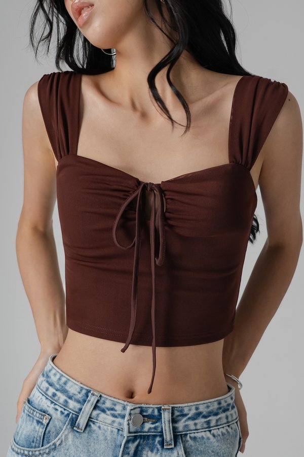 Poppy Top In Brown
