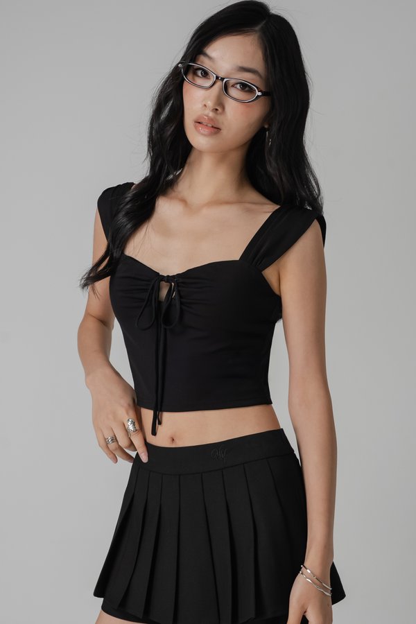 Poppy Top In Black