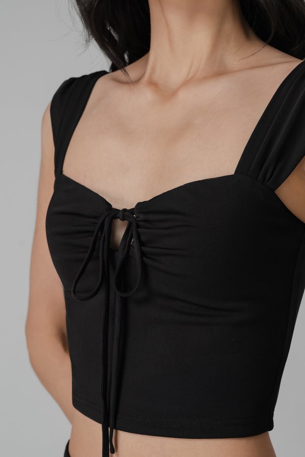 Poppy Top In Black