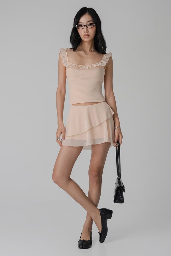 Flora Top In Cream